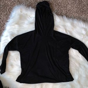 Black hoodie